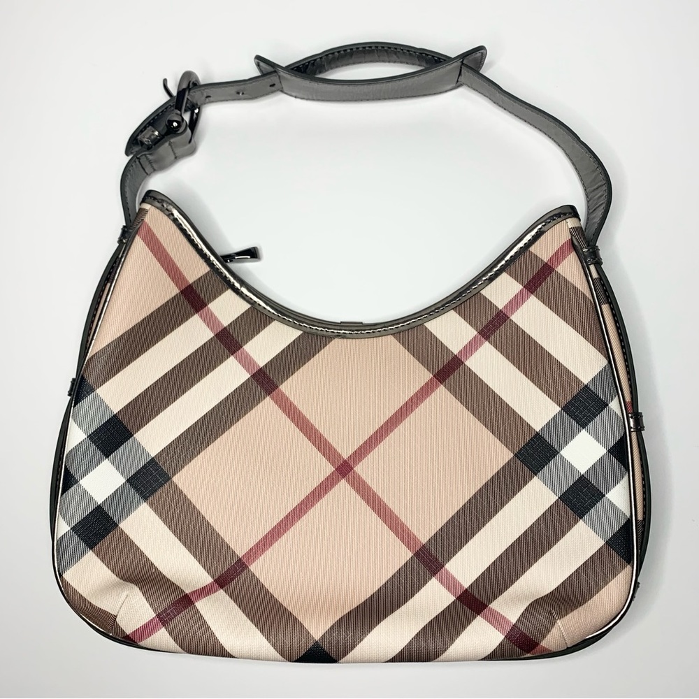 Burberry | Nova Check Small Barton Hobo - Picture 2 of 14